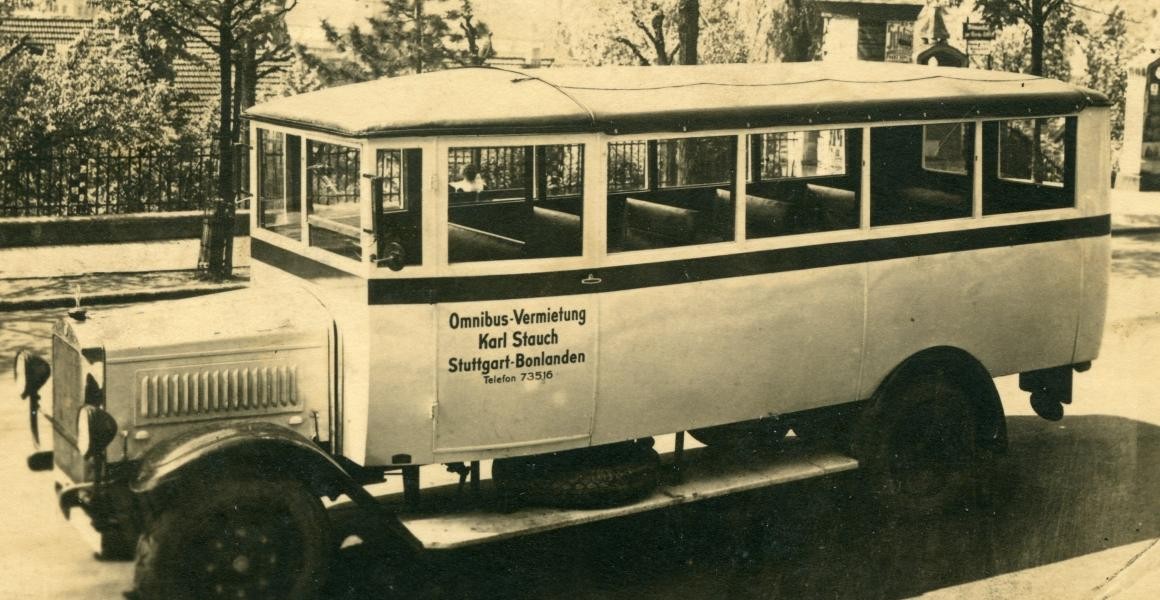 Omnibus des Busunternehmens Karl Stauch Historischer Omnibus der Firma Karl Stauch