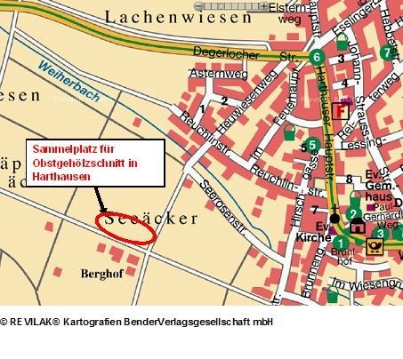 Lageplan Berghof Harthausen Lageplan Berghof Harthausen