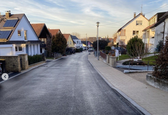 Foto: e die sanierte Schönblickstraße