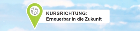 Logo: Kursichtung: Erneuerbar in der Zukunft