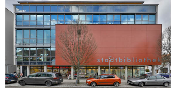 Stadtbibliothek an der Volmarstraße 16 in Bernhausen